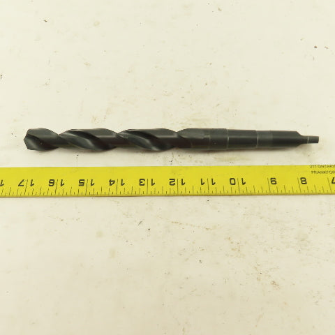 Precision Twist Drill 245-DR-225 25/32 Dia. Steam Oxide Drill 2MT Taper 10" OAL