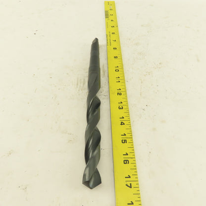 Precision Twist Drill 245-DR-225 25/32 Dia. Steam Oxide Drill 2MT Taper 10" OAL