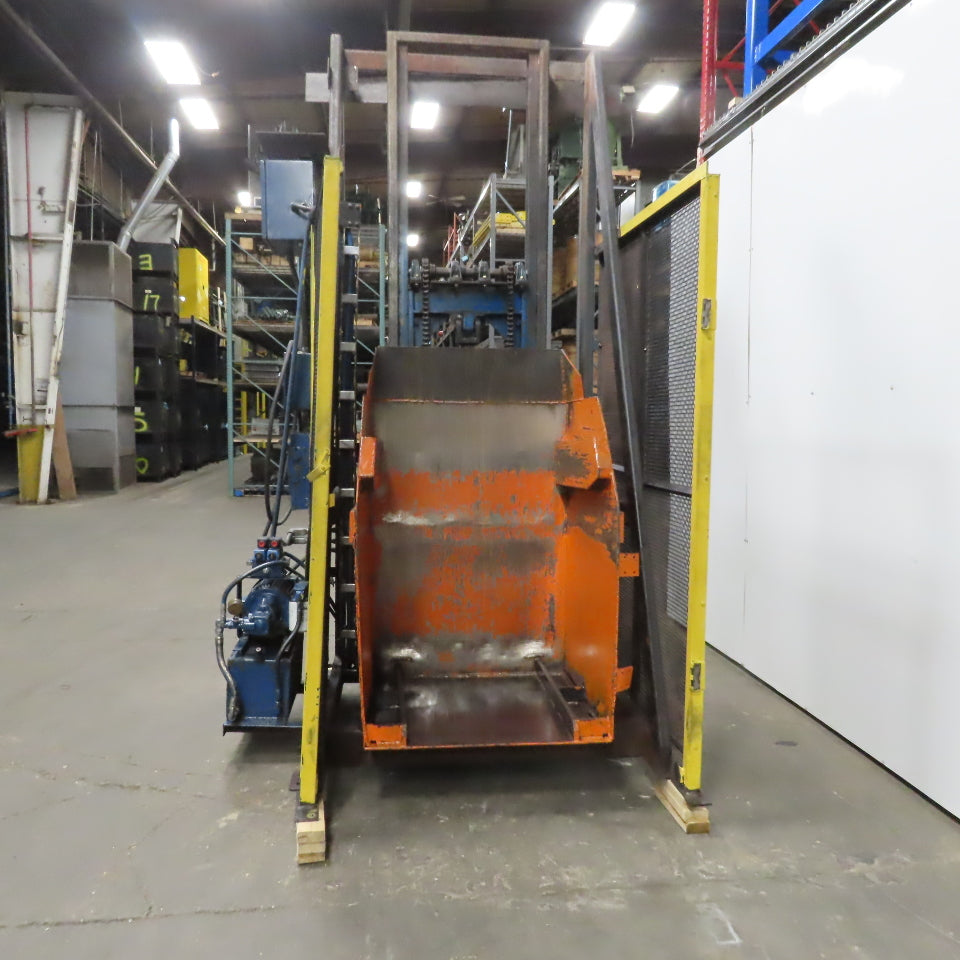 Industrial Foundry Melting Furnace Feeder Loader Dumping Elevator 208-230/460V