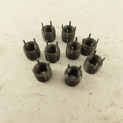 Jergens 3/8-24 Heavy Duty Keylocking Thread Insert Lot Of 10