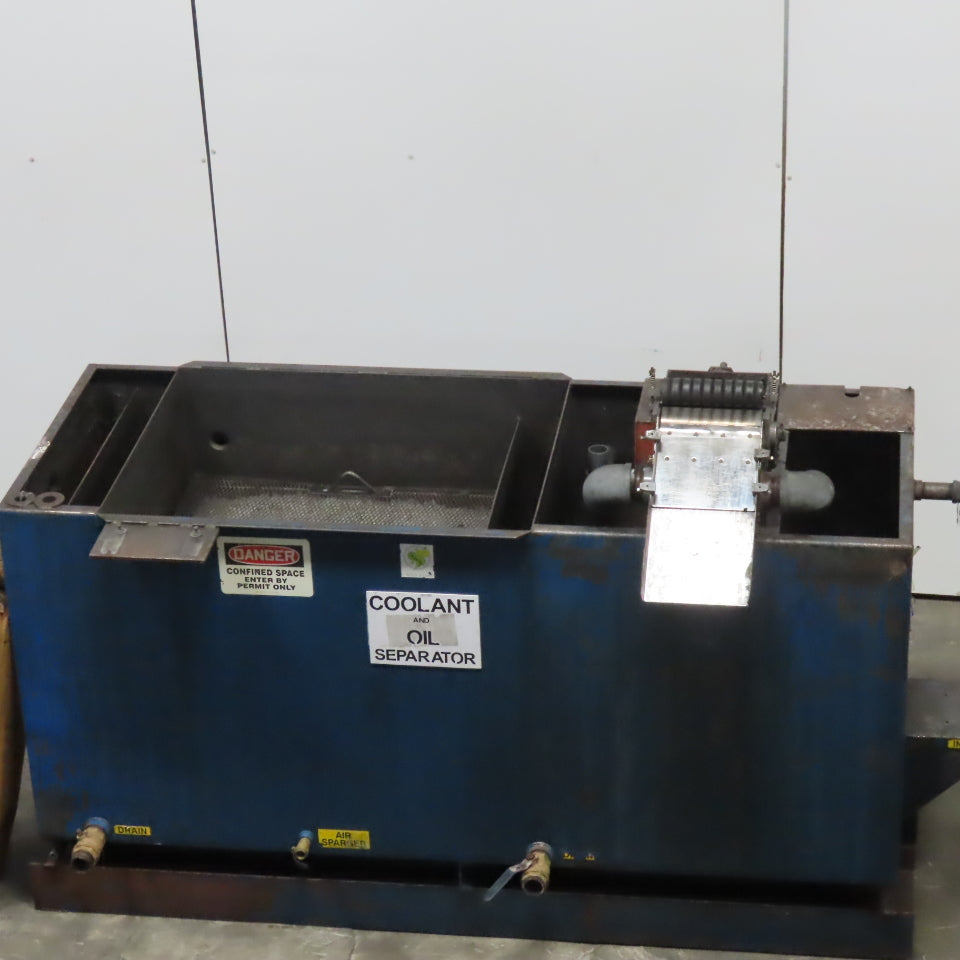 Hyde Products Open Top 600 Gallon Coolant Recovery Filter Oil Separator Tank
