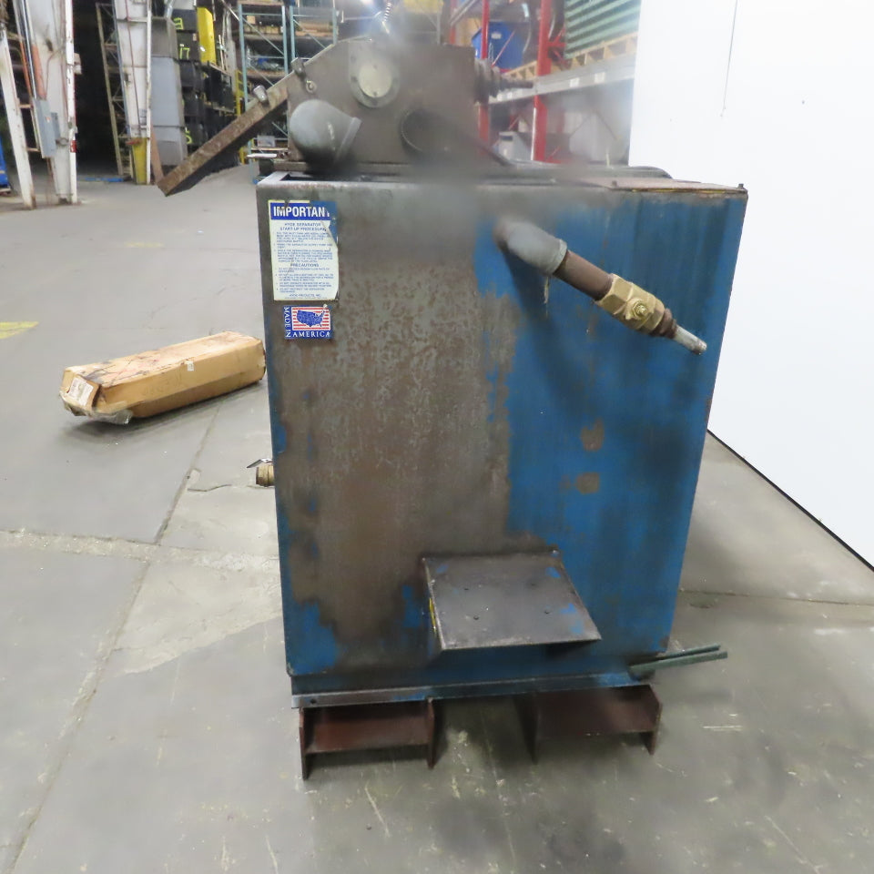 Hyde Products Open Top 600 Gallon Coolant Recovery Filter Oil Separator Tank