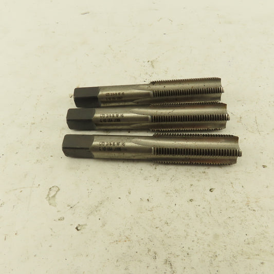 GTD 3/4-16 Bottoming Hand Tap 4 Flute NF HS Lot Of 3