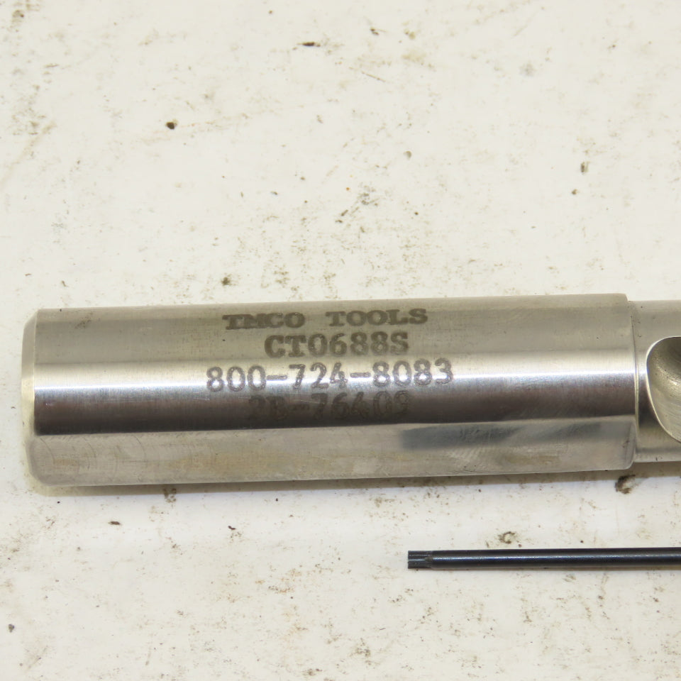 TMCO Tools CT0688S 11/16" Ball Nose Round End 2 Flute Indexing Insert 3/4" Shank