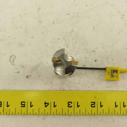 TMCO Tools CT0688S 11/16" Ball Nose Round End 2 Flute Indexing Insert 3/4" Shank