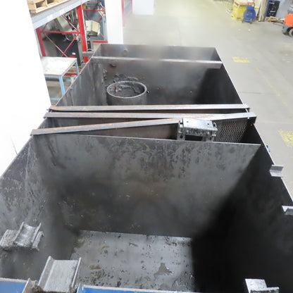 2 Chamber Open Top 950 Gallon Coolant Return Tank 96"L x 48" W x 48"D