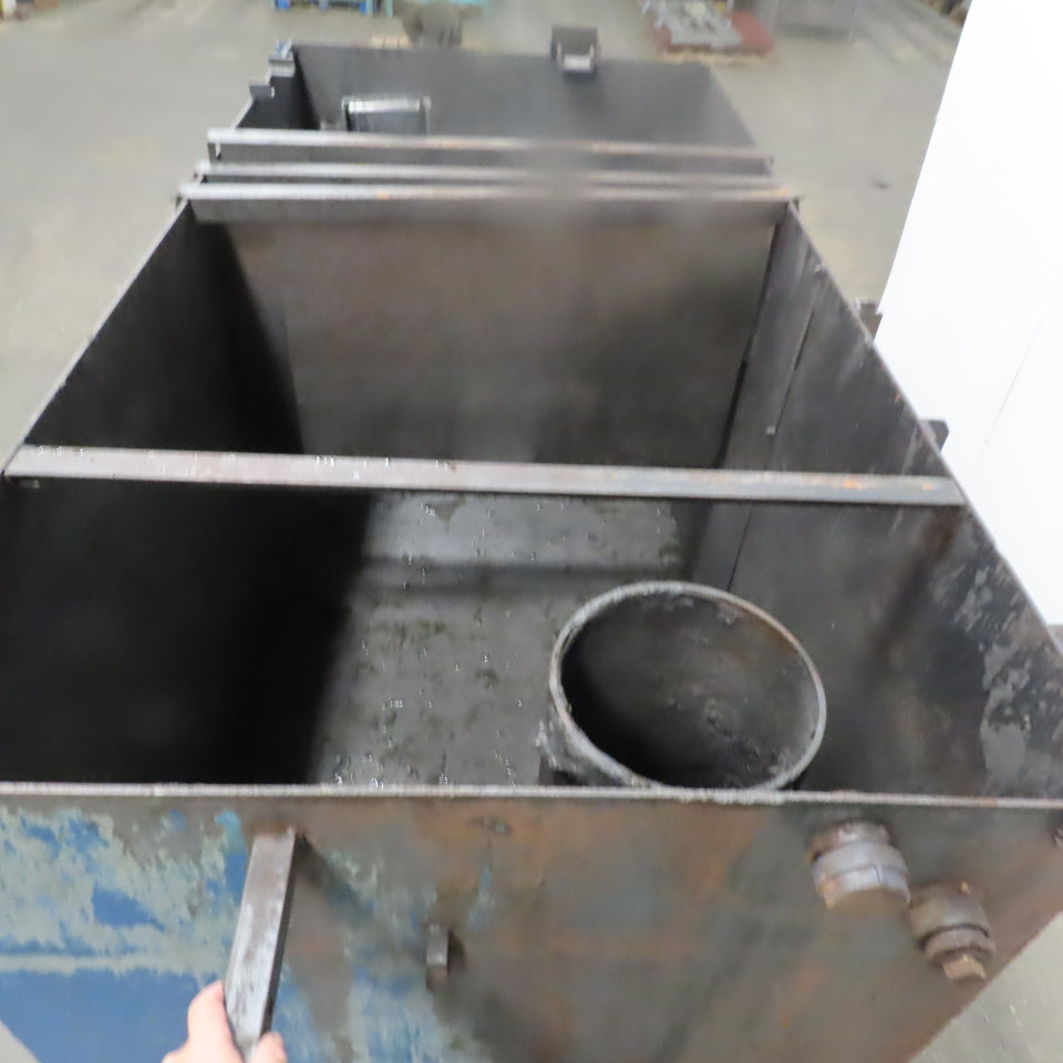 2 Chamber Open Top 950 Gallon Coolant Return Tank 96"L x 48" W x 48"D