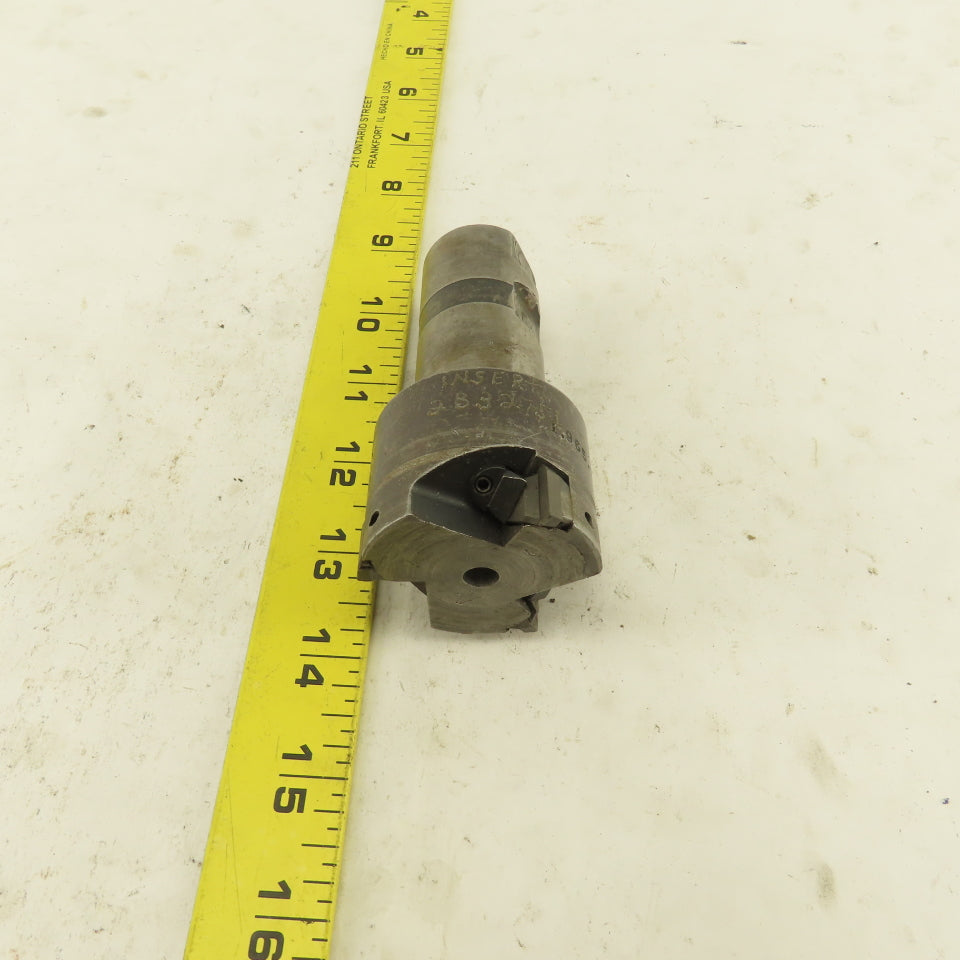 Greenleaf 1.965 Dia. 3 Flute Indexing Insert Face End  Mill 1-1/4" Shank