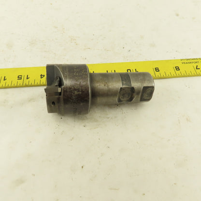 Greenleaf 1.965 Dia. 3 Flute Indexing Insert Face End  Mill 1-1/4" Shank