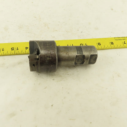 Greenleaf 1.965 Dia. 3 Flute Indexing Insert Face End  Mill 1-1/4" Shank
