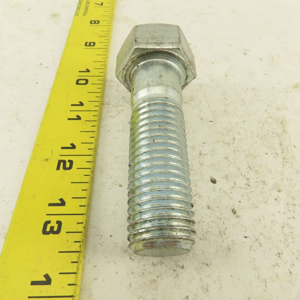 7/8"-9 Hex Head Bolt 2-7/8" Under Head 3-1/2" OAL Lot Of 8
