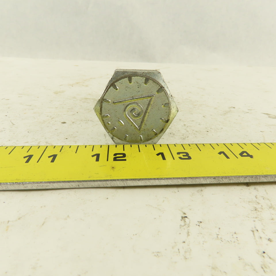 7/8"-9 Hex Head Bolt 2-7/8" Under Head 3-1/2" OAL Lot Of 8