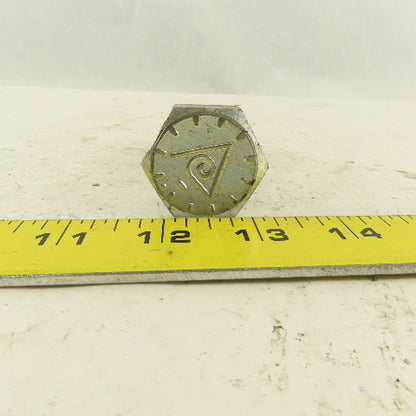 7/8"-9 Hex Head Bolt 2-7/8" Under Head 3-1/2" OAL Lot Of 8