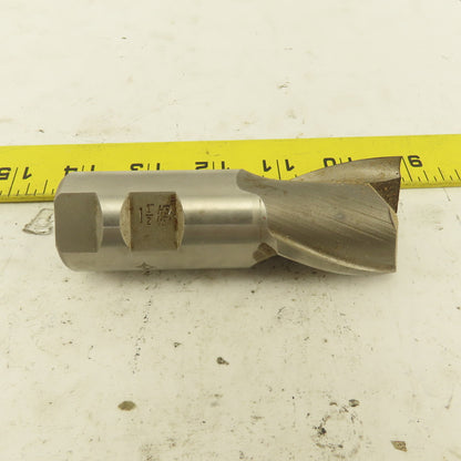 Cleveland Twist Drill 1-1/2" Dia. 2 Flute End Mill Cutter 1-1/2" Shank