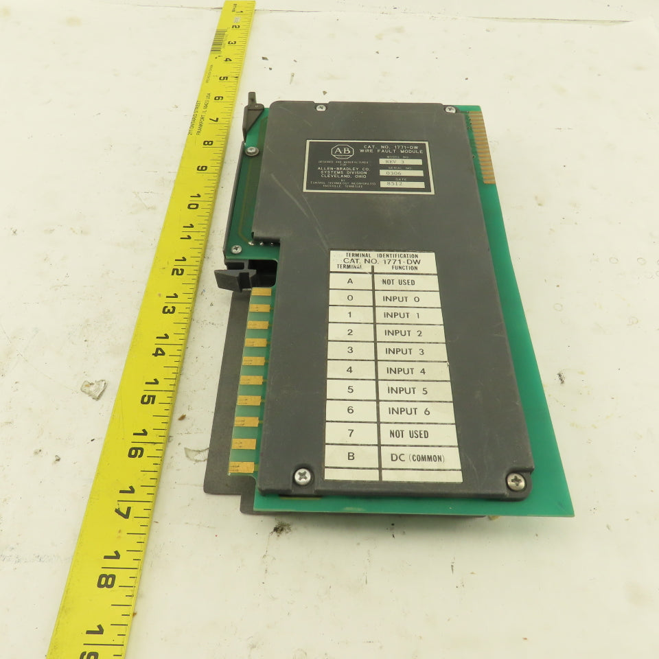 Allen Bradley 1771-DW Wire Fault Module Rev. 3