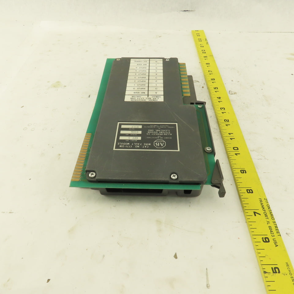 Allen Bradley 1771-DW Wire Fault Module Rev. 3