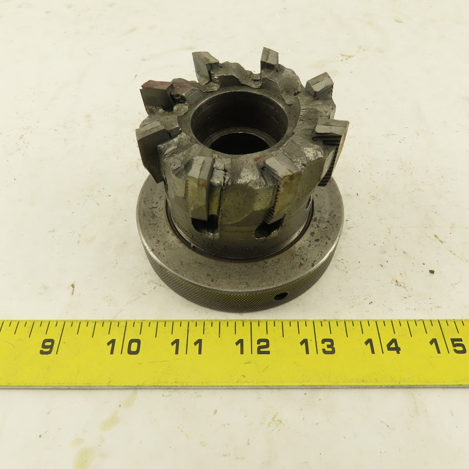 3" OD 8 Tooth Carbide Indexing Insert Shell Mill Cutter 1" Arbor