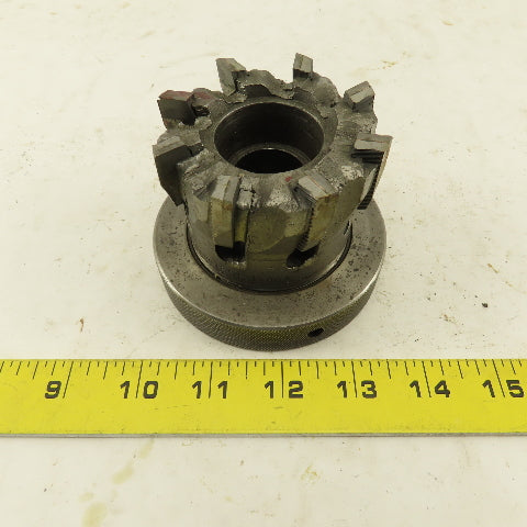 3" OD 8 Tooth Carbide Indexing Insert Shell Mill Cutter 1" Arbor