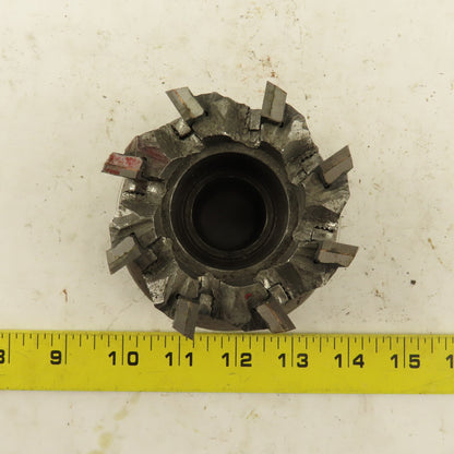 3" OD 8 Tooth Carbide Indexing Insert Shell Mill Cutter 1" Arbor