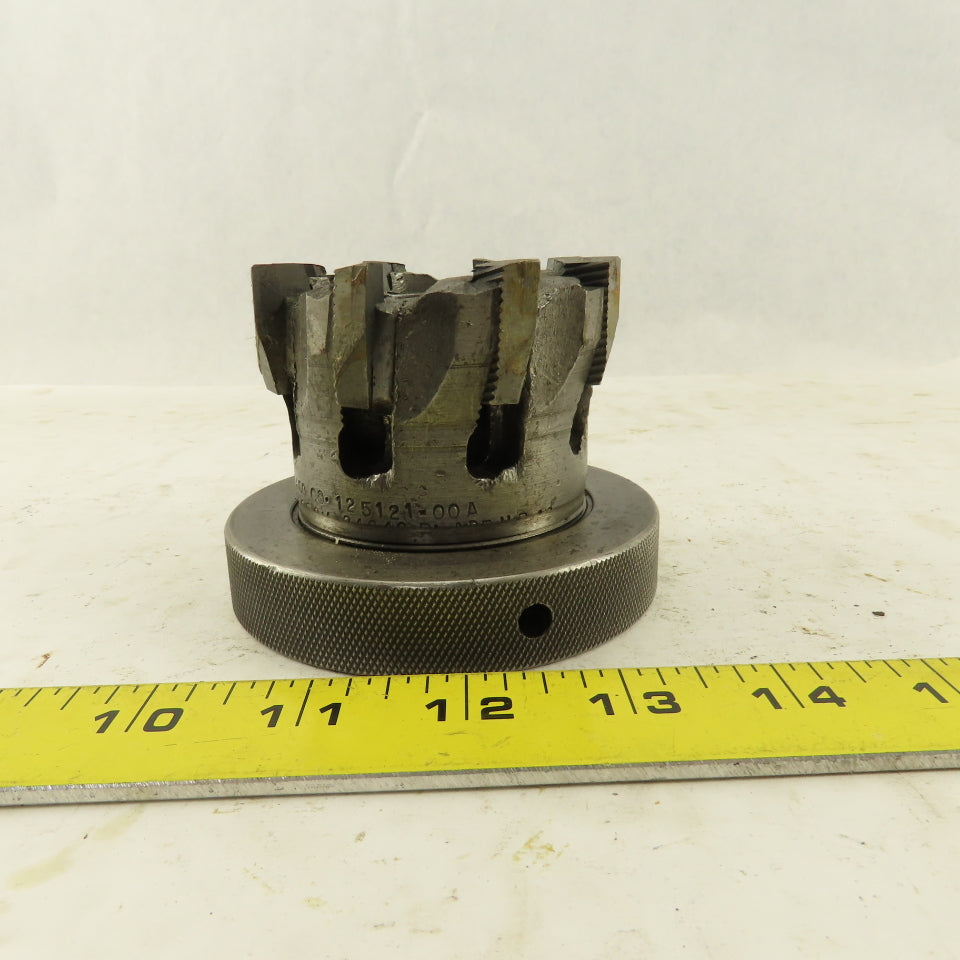 3" OD 8 Tooth Carbide Indexing Insert Shell Mill Cutter 1" Arbor