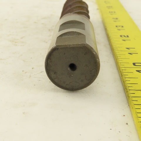 Controx .8930 Dia. 6 Flute Spiral End Mill 1" Shank 18° Rake 5-1/2" OAL