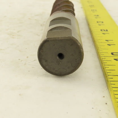 Controx .8930 Dia. 6 Flute Spiral End Mill 1" Shank 18° Rake 5-1/2" OAL
