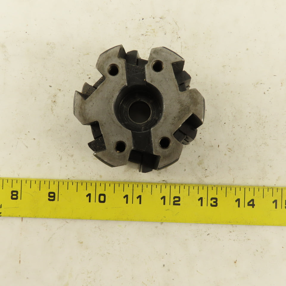 Valenite 103-CC-8457 3" OD Indexing Insert Shell Mill Cutter 1/2 Thru Hole Arbor