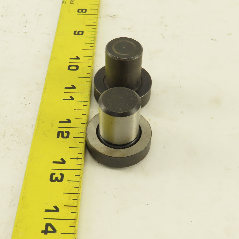 3/4" Dowel 1-1/4" Round Head Hardened Press Fit Locating Pin Lot Of 2