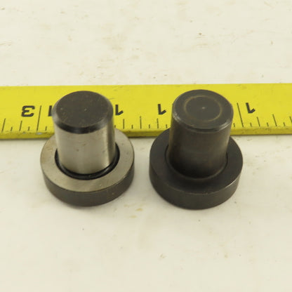 3/4" Dowel 1-1/4" Round Head Hardened Press Fit Locating Pin Lot Of 2