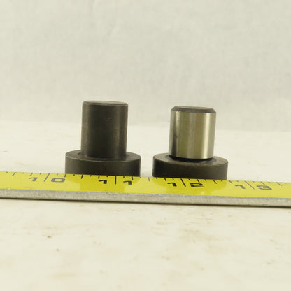 3/4" Dowel 1-1/4" Round Head Hardened Press Fit Locating Pin Lot Of 2