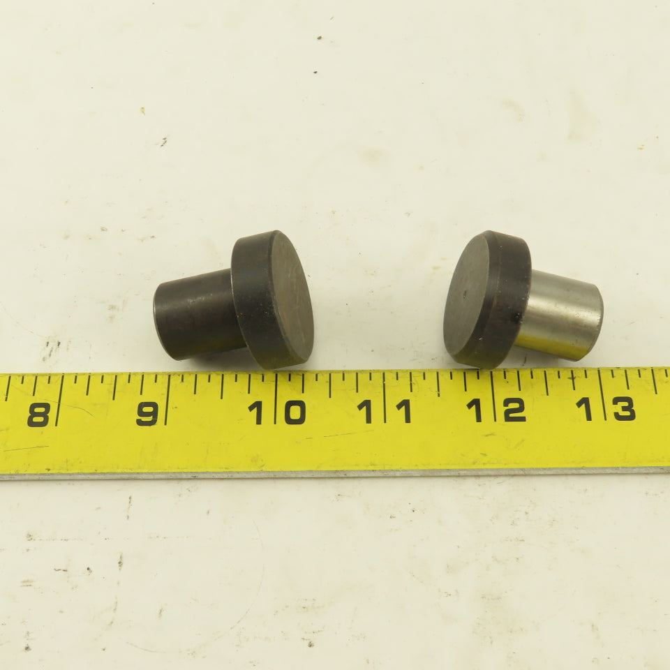 3/4" Dowel 1-1/4" Round Head Hardened Press Fit Locating Pin Lot Of 2