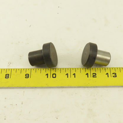 3/4" Dowel 1-1/4" Round Head Hardened Press Fit Locating Pin Lot Of 2