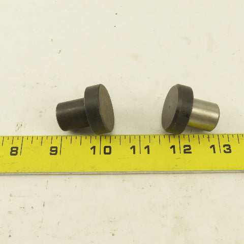 3/4" Dowel 1-1/4" Round Head Hardened Press Fit Locating Pin Lot Of 2