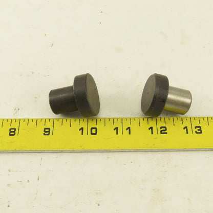 3/4" Dowel 1-1/4" Round Head Hardened Press Fit Locating Pin Lot Of 2