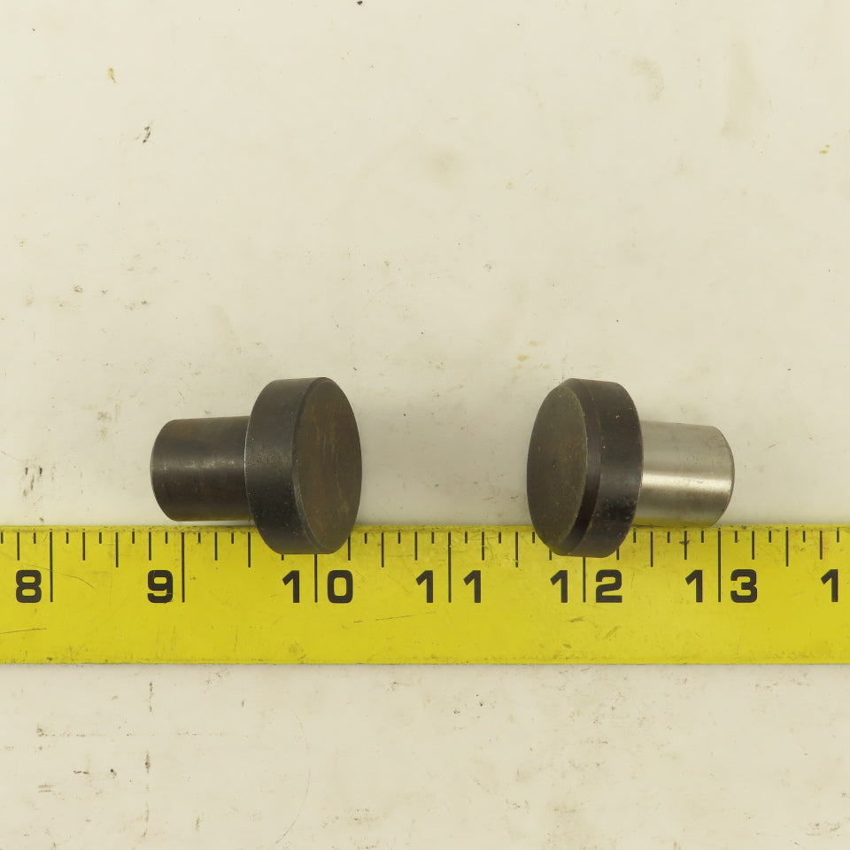 3/4" Dowel 1-1/4" Round Head Hardened Press Fit Locating Pin Lot Of 2