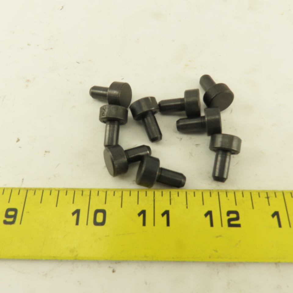 1/4" Dowel 1/2" Round Head Press Fit Locating Pin 1/4" Head Height Lot Of 9