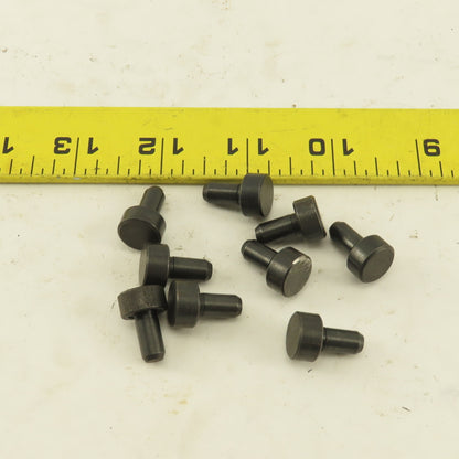 1/4" Dowel 1/2" Round Head Press Fit Locating Pin 1/4" Head Height Lot Of 9