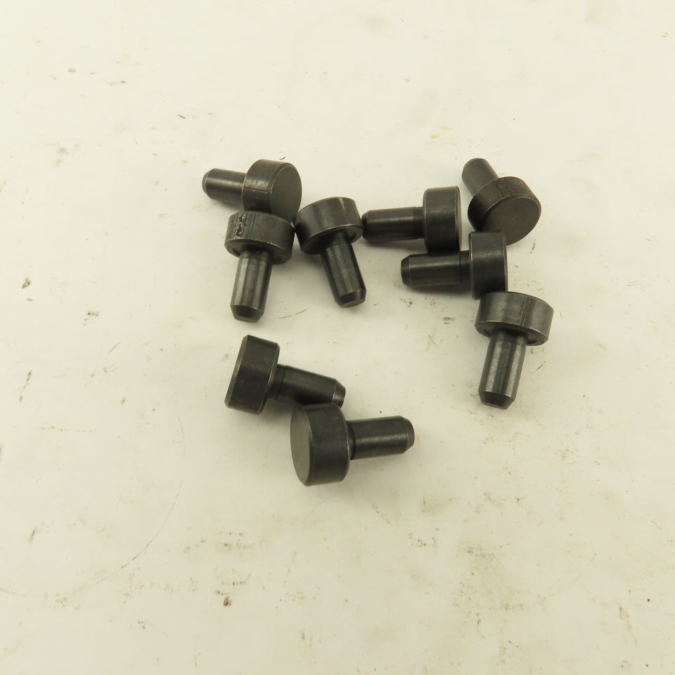 1/4" Dowel 1/2" Round Head Press Fit Locating Pin 1/4" Head Height Lot Of 9