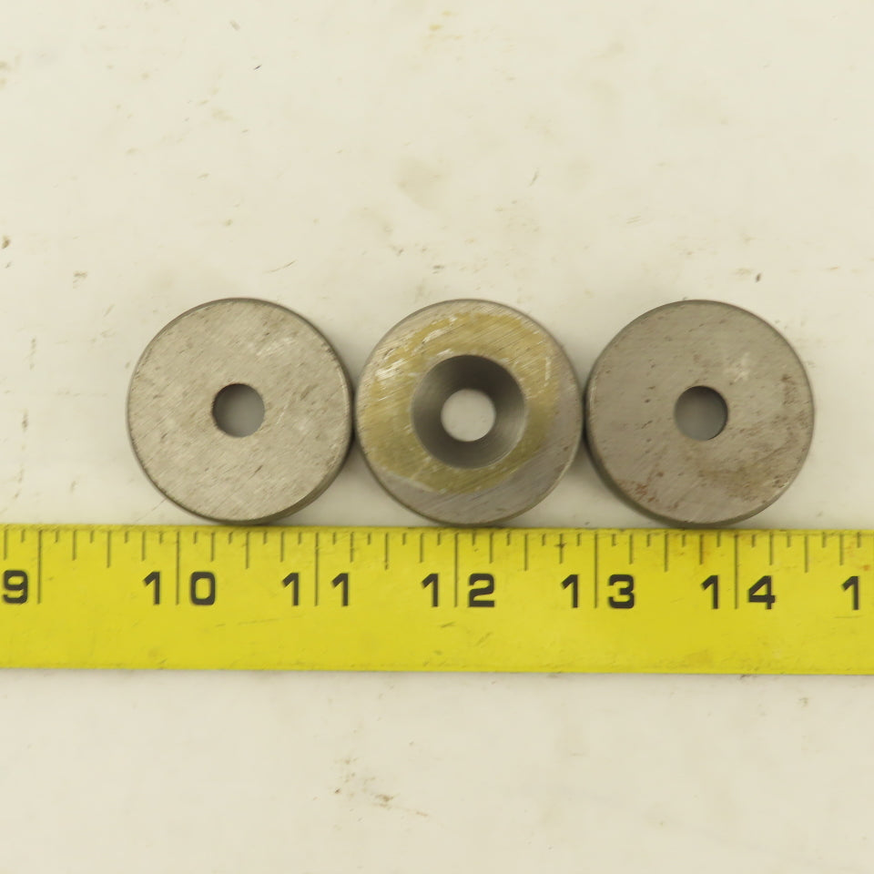 1-5/8" OD x 3/8" Bolt Countersunk Spacer Washer 3/8" Bolt 3/8" Thick Lot Of 3