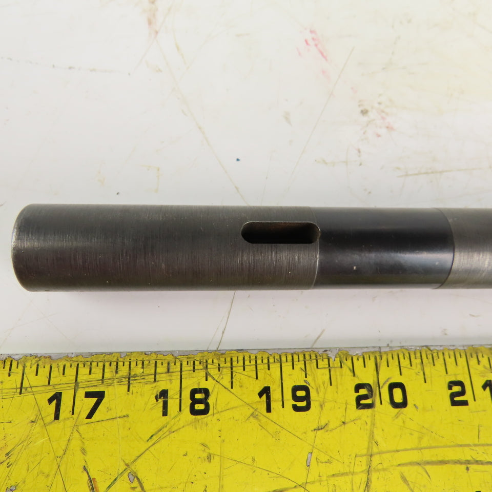 21"OAL MT1 Inside Morse Taper to MT3 Outside Morse Taper 17" Extension Adapter