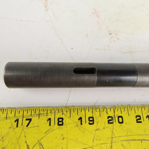 21"OAL MT1 Inside Morse Taper to MT3 Outside Morse Taper 17" Extension Adapter