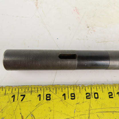 21"OAL MT1 Inside Morse Taper to MT3 Outside Morse Taper 17" Extension Adapter