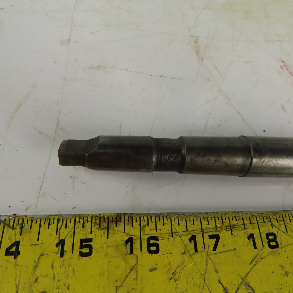 16"OAL MT1 Inside Morse Taper to MT2 Outside Morse Taper 13" Extension Adapter