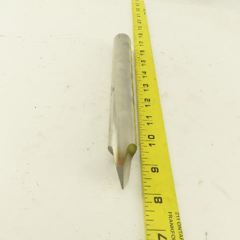 1" Dia. 90° Point Solid Spade Cutter 8-1/2" OAL 1" Straight Shank
