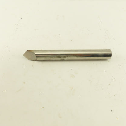1" Dia. 90° Point Solid Spade Cutter 8-1/2" OAL 1" Straight Shank