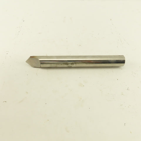 1" Dia. 90° Point Solid Spade Cutter 8-1/2" OAL 1" Straight Shank