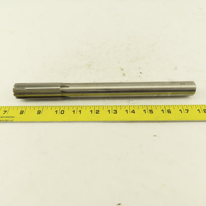 Midstates 3/4" Straight Flute Chucking Reamer 7/8" Shank 8 Edge 10-1/2" OAL