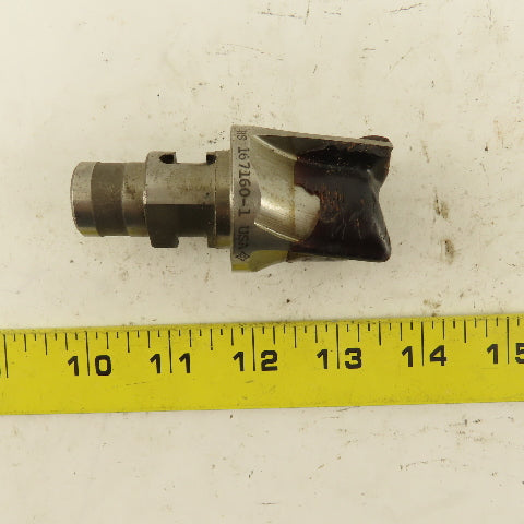 Metcut 167160-1 1-1/2" Dia. 4 Flute Radial Cutter Quick Change Shank