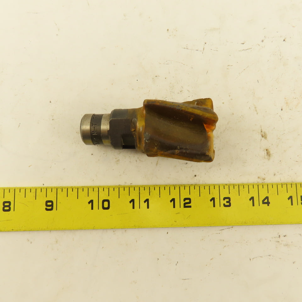 Metcut 120-4150 1-1/2" Dia. M7 4 Flute Radial Cutter Quick Change Shank