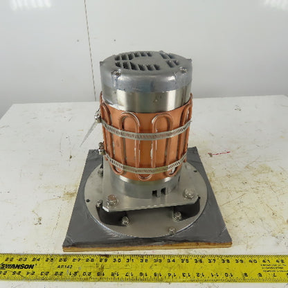 Baldor 3Hp Jacketed liquid Cooled Electric Motor 56CZ Frame 180/220V 3PH 50/60Hz